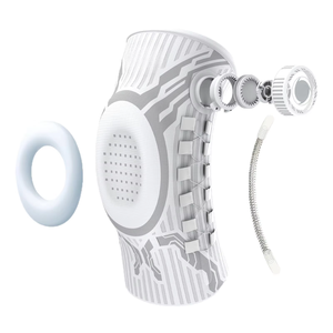 Rodillera de compresión ajustable con perilla, transpirable de poliéster <span class=keywords><strong>para</strong></span> deportes, <span class=keywords><strong>correr</strong></span>, baloncesto y alivio del dolor articular - Product Image 2