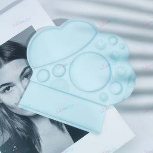 <span class=keywords><strong>Palette</strong></span> en silicone surdimensionnée pour lifting des cils et laminage des sourcils <span class=keywords><strong>Palette</strong></span> réutilisable pour plateau de teinture des sourcils de marque privée personnalisée - Product Image 3