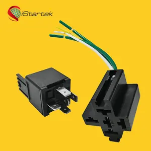 IStartek Melhor Escondido 12V 24V 4 pinos 5 pinos auto Relé de Esconder GPS Tracker Com Motor Desligado