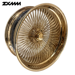 ZXMM Nouvelles jantes à rayons en fil d'<span class=keywords><strong>or</strong></span> 24 carats forgées en 4 parties, 17 18 20 21 22 24 26 28 pouces, roues 5x120.65 6x139.7, jantes 73.1 78.1 87.1 - Product Image 2