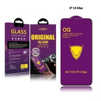 Usine directe 9H avancé violet OG or armure protecteur d'écran en verre trempé 280 colle complète grand arc pour téléphone portable haute