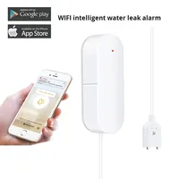 Capteur de fuite d'eau alimenté par USB WiFi Tuya Smart Home avec alarme de détection de fuite et notifications à distance via l'application mobile