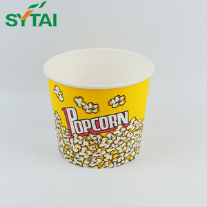 دلو ورقي مخصص للتعبئة والتغليف قابل للتحلل الحيوي لتعبئة الدجاج المقلي والفشار بالجملة - Product Image 5