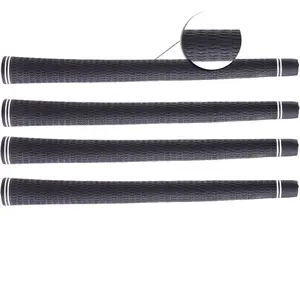 Wholesale Custom Golf Club Grips Oem Golf Round Single Black Putter Club Grip Golf Rubber Grip