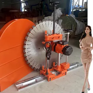 Máquina cortadora de ranuras para pared de hormigón de 4500W y 160mm de diámetro, sierra eléctrica para hormigón