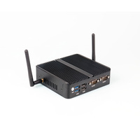 Ordinateur de bureau Nano Box N95 N100 N150 DDR4 M.2 NVMe 2HD+DP Triple écran 2 Lan 2 COM Linux X86 Mini PC sans ventilateur