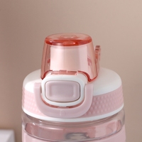 Bouteilles d'eau sport YAQI, shaker, pour camping, voyage, bouteille de 700 ml, en plastique écologique, avec paille et couvercle, pour la gym, adultes