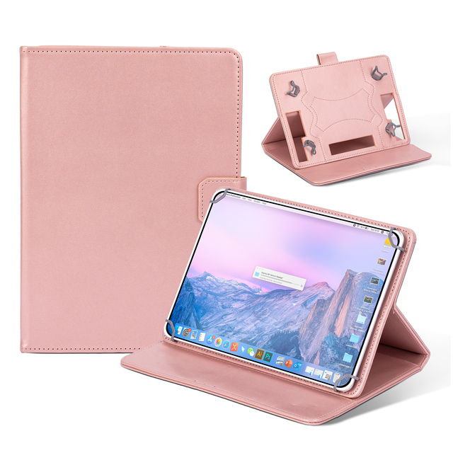 Universal Foldable Stand Tablet Protective Case with 3-Cutout Design Compatible with Multiple Models