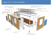 Maison Modulaire Préfabriquée Mobile 20ft 40ft, 3 Chambres, Cabine Conteneur Extensible pour Villa de Vacances en Asie du Sud-Est