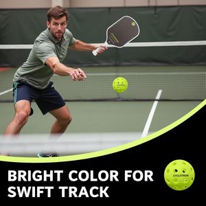 Bolas de plástico de 40 agujeros Premium aprobadas por USAP Bolas de vuelo verdaderas con alto rebote perfectamente equilibradas para uso en interiores/exteriores - Product Image 6