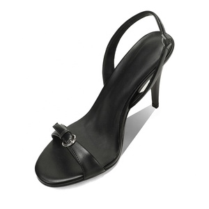 Женские элегантные босоножки с круглым носком на каблуке котенка босоножки на высоком каблуке модельные туфли из искусственной кожи для летнего и осеннего сезона - Product Image 3