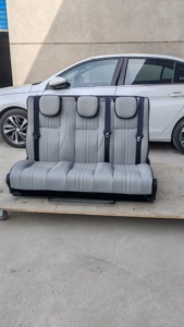 AutoLiuMa L009S Sedili Pieghevoli a 4 Posti per Conversione Camper Van Sprinter, Sedute in Pelle Nappa e Letti Espandibili - Product Image 5