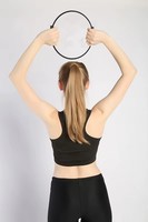 Set Alat Fitness Ringan dari Silikon & Besi: Dumbbell Pemberat Pergelangan Kaki dengan Logo Kustom, Matras Yoga, Bola Yoga, & Ring Pilates