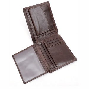 2021 Genuine Leather Durable Luxury Men's Slim <b>Wallet</b> <b>RFID</b> <b>Blocking</b> Animal Prints Short Vintage Open Closure for Horizontal - Product Image 3