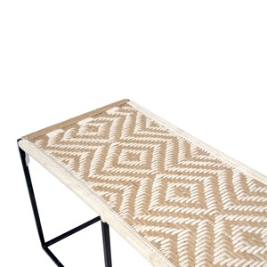 Modern Design Outdoor <b>Dining</b> <b>Table</b> Wicker <b>Rattan</b> Rope Home Restaurant Living Room furniture <b>table</b> - Product Image 3