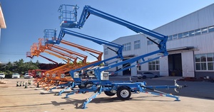 Plateforme <span class=keywords><strong>de</strong></span> travail en hauteur montée sur <span class=keywords><strong>remorque</strong></span>, nacelle articulée télescopique remorquable, élévateur à flèche, meilleur élévateur à flèche araignée au monde, élévateur <span class=keywords><strong>de</strong></span> marchandises - Product Image 2
