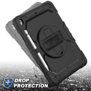 360 °   Funda de Silicona Giratoria Multiángulo para Tablet con Correa de Hombro Desmontable para <span class=keywords><strong>Samsung</strong></span> Galaxy <span class=keywords><strong>Tab</strong></span> A8 10.5 <span class=keywords><strong>SM</strong></span> <span class=keywords><strong>X200</strong></span> X205 - Product Image 6