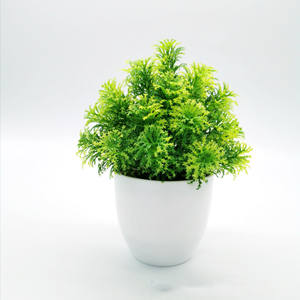 Plantes artificielles <span class=keywords><strong>en</strong></span> bonsaï vert très vendues, petit pin, décoration artistique pour la maison/le jardin/le bureau - Product Image 3