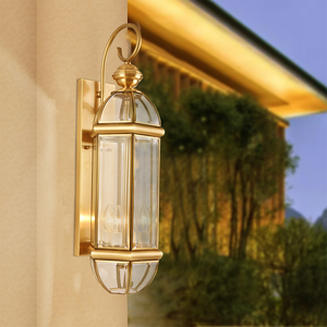 Moderne Luxus-Wandleuchten aus Messing und Kupfer mit Glas für Zuhause und Restaurants – LED-Beleuchtung für den Außenbereich und Wanddekoration - Product Image 5