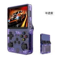 Konsol Game genggam Retro R36S portabel, konsol Game genggam 3.5 inci layar IPS 3D Joystick klasik 20 emulator, pemutar Game genggam
