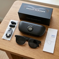 SANVNET 2026 X01 Lunettes Intelligentes Ultra-Performantes avec Caméra 8MP, Enregistrement Vidéo, Traduction IA, Verres Polarisés, Lunettes de Soleil Sportives