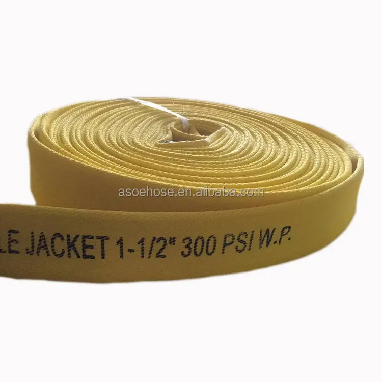 Single Jacket EPDM Liner Fire Hose for Industrial and Municipal Fire Brigades