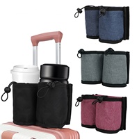 Couverture de tasse de valise de valise de chariot en polyester multifonctionnel transfrontalier de vente chaude pour des tasses de boisson de café