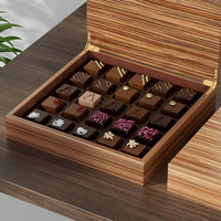 Boîte Cadeau de Luxe en Bois pour Chocolats et Bonbons, Personnalisée, Emballage Cadeau de Noël, Artisanat Estampé – Vente Chaude