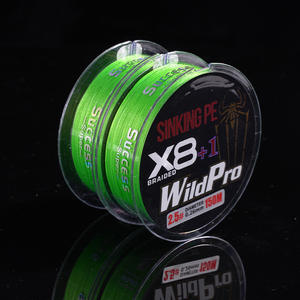 Línea de Pesca Trenzada WildPro Sinking Pe X8+1 2.5 #   Línea de Pesca de Alta Resistencia para Playa y Océano de 150 Metros - Product Image 5