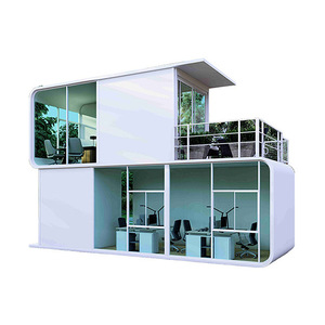 Casa prefabricada de cabina Apple de tamaño personalizado fabricada en fábrica de bajo costo para sala de estar, edificio de oficinas, uso al aire libre, diseño moderno rápido - Product Image 2