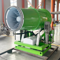 Canon à brouillard automatique 80m, pulvérisateur d'eau haute pression pour la suppression de la poussière sur les sites miniers et de construction