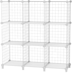 <span class=keywords><strong>4</strong></span> <span class=keywords><strong>Cube</strong></span> dây lưới kệ lưu trữ giá rẻ Giá thường vụ loại thiết kế kim loại với Stackable Cubes tùy chỉnh kích thước cho sử dụng trang trí - Product Image 4