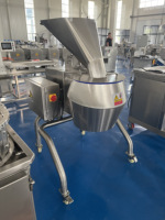 Commerciële grootschalige aardappel snij- en raspmachine, hoge capaciteit 3T/u, multifunctionele fruit- en groenteverwerker met motor