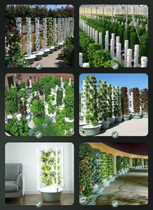 New hydroponics dọc vườn aeroponic tháp thủy canh vườn Kit trong nhà phát triển tháp hydroponics dọc vườn hệ thống - Product Image 5