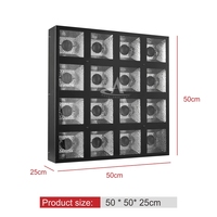 Matrice de lumière LED RGB 16*20W 4*4 4-en-1 IP20 avec plaque auxiliaire DMX et contrôle vocal pour DJ, discothèque, bar, spectacle en direct, hôtel, éclairage de scène JZ1620L