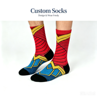 Chaussettes personnalisées pour la course à pied, la musculation, le crossfit, l'entraînement sportif et la pratique de la gym