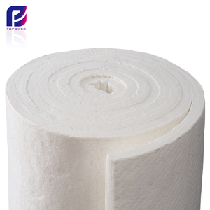 Aislamiento térmico 1600 C 128Kg/m3 25mm 50mm espesor mullita policristalina fibra cerámica mantas rollo con precio - Product Image 3