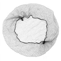 Lot de 144 pièces de filets à cheveux invisibles tissés à la main de 20 pouces, emballés individuellement, accessoires professionnels pour perruques et danse