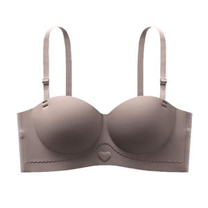 Sujetador Invisible sin Tirantes, sin Costuras, Antideslizante, sin Aro, Suave, Media <span class=keywords><strong>Copa</strong></span>, Push-Up, para Mujer - Product Image 5