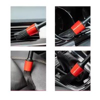 5 pièces Auto nettoyage tableau de bord sortie d'air brosse outils voiture détaillant ensemble en plastique accessoires de lavage de voiture