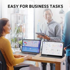 Sibolan 1080P 16 Inch Touch <strong>Car</strong> Back <strong>Seat</strong> Portable <strong>Monitor</strong> with Suitable for Type-C IPS TV Laptop Support HD - Product Image 6