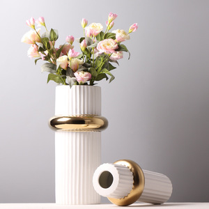 2025 nordico semplice decorazione argilla bianca <span class=keywords><strong>ceramica</strong></span> fiore per scaffale decorazione per la casa retrò grande vaso in <span class=keywords><strong>ceramica</strong></span> - Product Image 3