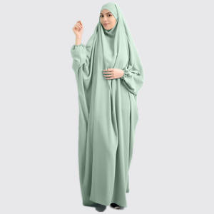 Tondre les robes de femmes Avantage Dubaï Abaya Ramadan Robe de prière musulmane Abaya Hijab pour femmes Vêtements islamiques EID Prier Abaya - Product Image 3