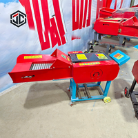 Machine à hacher le foin électrique pour la préparation de la paille fraîche et de l'ensilage, avec un design compact et une utilisation quotidienne facile