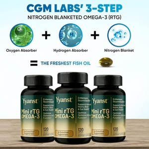 Mini RTG Omega-3 y Triglicéridos Reesterificados de Alta Calidad, Favorece la Salud de las Articulaciones, Apoya la Salud Cerebral, Cápsulas Blandas - Product Image 2