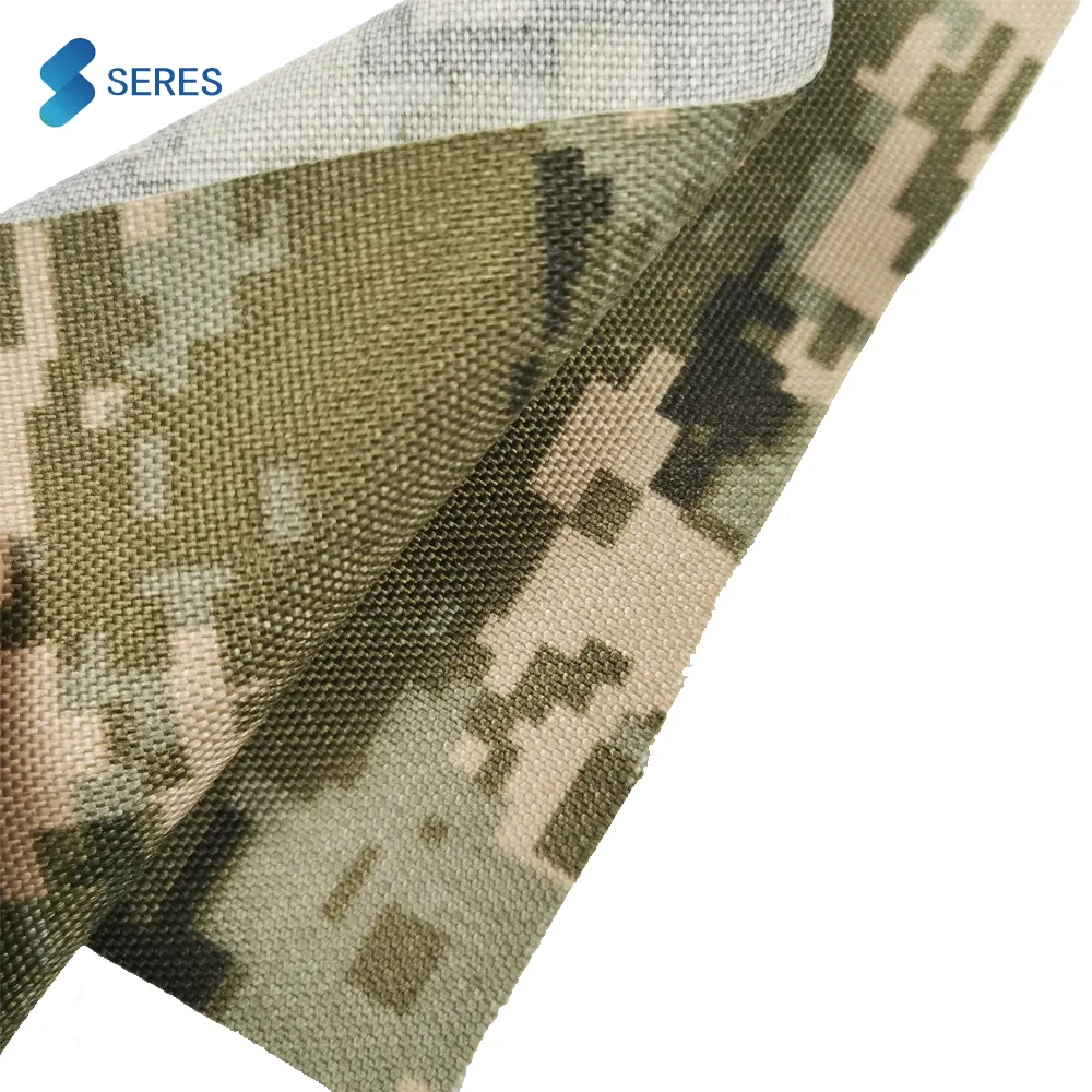 waterproof ACU printed camouflage 1000D Cordura polyester fabric with PU coating