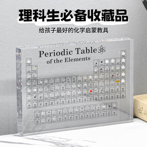 Tabla Periódica de Acrílico, 83 Elementos, Alta Transparencia, para Educación Química y Uso Escolar - Product Image 1
