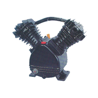 Tête de pompe à air à entraînement par courroie, double cylindre, double piston, 4000W, 8 bars, 950 tr/min, personnalisable