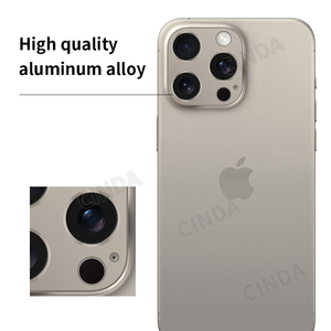 High Quality Titanium Tempered Glass Lens <strong>Protector</strong> for iPhone 15 <strong>Pro</strong> Max 15 <strong>Pro</strong> Direct Factory No <strong>Screen</strong> <strong>Protectors</strong> Needed - Product Image 4