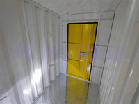 DÉMONTABLE Assemblage rapide Plusieurs portes battantes Partition divisée Conteneur de stockage portable empilable Unités de stockage en libre-service